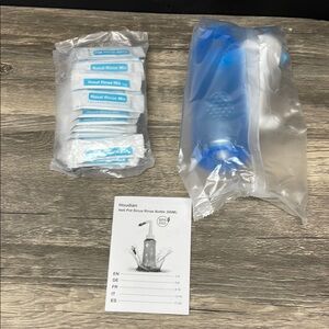Blue Nasal Rinse Bottle